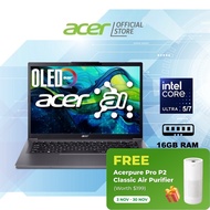 [Free Air Purifier][NEW 2025 Model] [Intel Core Ultra 5/7} Acer Aspire 14 A14-71M 14" WUXGA OLED AI 