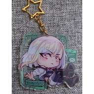cyberpunk edge runners keychains charms ita bag accessories cute funny chibi cartoon
