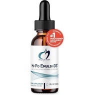 Designs for Health Hi-Po Emulsi Vitamin D Drops - Liquid Vitamin D 2000 IU, Highly Concentrated Vita