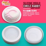 THE BAKER Silicone Mould - Circle Rabbit