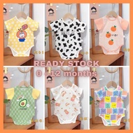 (0-12M) Newborn NB baby toddler boy girl one piece romper bodysuit jumpsuit bayi baju budak lelaki p