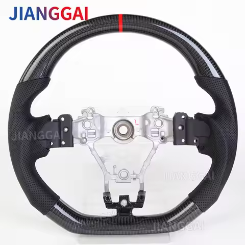 Steering Wheel Subaru WRX STI Real Carbon Fiber Steering Wheel For Subaru WRX STI LEVORG 2015-2021 P