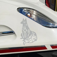 圖騰動物 靈獸 車貼 反光貼紙 防水耐曬 機車貼紙 汽車貼紙