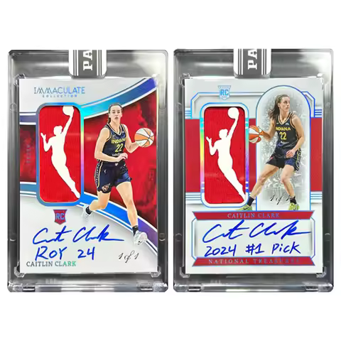 PANINI 2024 Caitlin Clark DIY homemade Collectible card brick Material Signature Basketball boy Chri