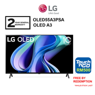 LG 55'' OLED A3 OLED55A3PSA Dolby Vision &amp; HDR10 4K UHD Smart TV Television (2023) (FREE TNG BY REDEMPTION)