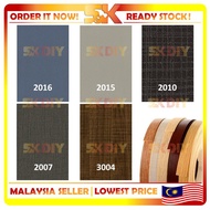 READY STOCK🇲🇾-[MIECO]-ABS Edging Banding for Wood Plywood MDF Sisi Papan (DARK LATTIC COLOUR II) (20
