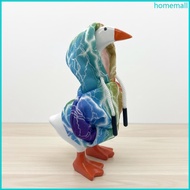 HO Tiny Geese Outfit Ornament 7Inch Geese Figurine Cosplay Garment Decoration