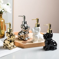 Frenchie Hand Soap Dispenser Liquid Soap Lotion Dispenser Luxury Frenchie Dog Ceramic Soap Dispenser
