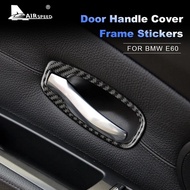 AIRSPEED for BMW E60 520i 520d 525i 525d 530i Accessories Carbon Fiber Interior Trim Car Door Handle