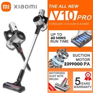 Xiaomi V10 PROเครื่องดูดฝุ่นไร้สายมีหน้าจอ LED กำลังดูดสูง 190w และแบตเตอรี่แบบชาร์จไฟได้ โหมดปรับคว