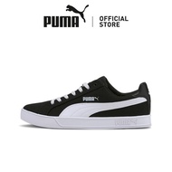 PUMA Sepatu Trainer Smash Vulc Canvas Black- White