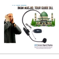 uhf toa mic jepit wireless microphone mikrofon imam musholla masjid