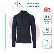 ÁO SƠ MI DÀI TAY NAM - ARMANI EXCHANGE - NHẬP KHẨU CHÍNH HÃNG TỪ ITALIA - S - Blue - 96% cotton 4% e