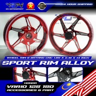 VARIO CLICK 125 150 ｜Sport Rim Alloy X1R Racing Wheel Rim CNC Tubeless ｜1.85 / 2.15 X 14 INCH Front 