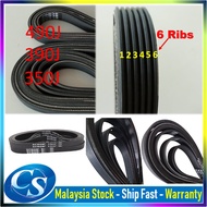 Exercise Bike Spinning Belt ACRON 490J 390J 350J Bike Belt Drive Belt 6 Ribs Rubber Multi Groove AD7