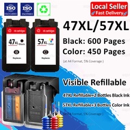 Compatible Canon 47XL 57XL Ink Cartridge Canon PG 47 Cartridge Canon CL 57 Ink for  E400 E460 E477 E