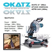 [NEW] OKATZ MT1018V 10” COMPOUND MITER SAW [HEAVY DUTY]