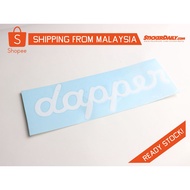 Dapper Cut Out Sticker Vinyl