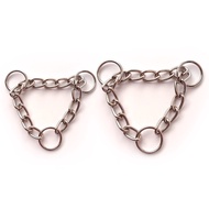 Three Ring P Chain Pet Collar Chain Half P Chain Iron Chain Collar Accessories Three Ring Iron Chain