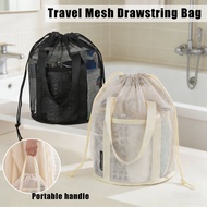 Mesh Shower Bags Portable Mesh Shower Bag Waterproof Pouch Organizers for Toiletry Bath Travel Bag