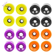 [freneci] 4 Pieces Skateboard Wheels Longboard Wheels Cruiser Wheels Roller Wheels with PU Material 