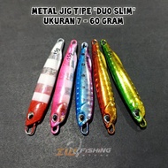 Metal jig type "SLIM" 7 grams - 60 grams fishing bait jigging
