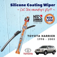 New Look Magic Silicone Coating Wiper Blade Toyota Harrier (MCU10) 1998-2003 (1 Set) + FREE Oil Film