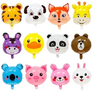 18 inch animal round foil balloon / Q Version 18 inch round foil balloon animal birthday balloon