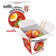 Raindrops Gummy Candy Noodles Takeout Box with 6 Kinds of Candies - Yummy Shrimp Egg Vegetables and 