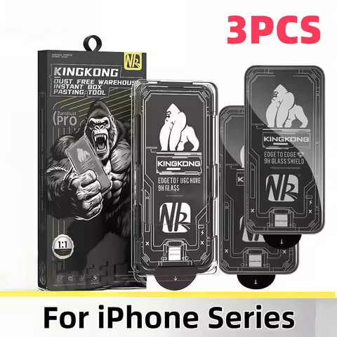 3PCS Tempered Glass Screen Protector for iPhone17/16/15Pro Shockproof Gorilla Glass Mobile Phone Pro