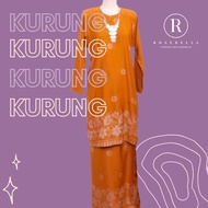 [rosebella] KURUNG JOHOR-MUSTARD PRINTED