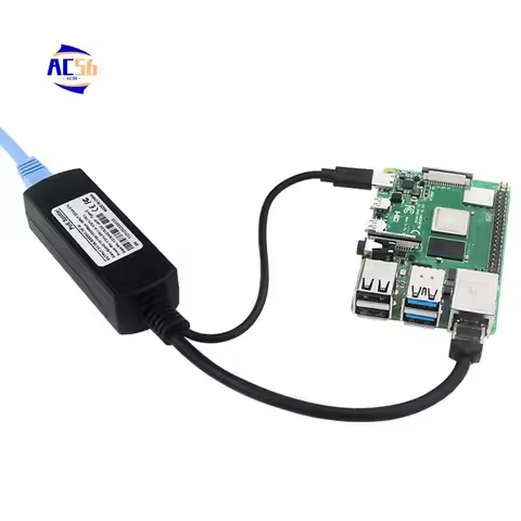 AC56-For Raspberry Pi 4B Poe Splitter 10/100/1000Mbps 5V 3A Type C Poe Splitter For Raspberry Pi 4B