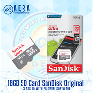 Micro SDHC Card SD Card 16GB Class 10 with Piso Wifi Software Ado LPB PisoFi - no License