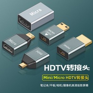 4K @ 60Hz Mini/Micro HDMI Male to HDMI Female 2.0 Adapter|Suitable for GoPro/Digital Camera Connecti