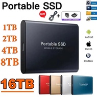 【Bestseller Alert】 1tb Portable Ssd High-Speed Mobile Solid State Drive 500gb Ssd Hard Drives Disk Usb 3.1 2tb External Storage Decives For Laps