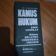 kamus hukum (bahasa belanda-indonesia-inggris)