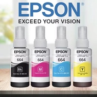 หมึกแท้ 100% Epson หมึกเติมของแท้ EPSON 664 ink for เอปสัน Epson L-Series L100/L110/L120/L200/L210/L