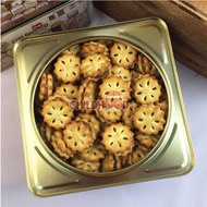 Childhood Malaysia🔥  Biscuit Mini Golden Pineapple Jam/ Biskut Nanas jam / 手工鳳梨饼 [500g/ Family Tin]