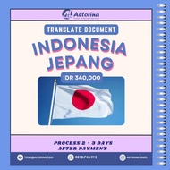 TRANSLATE DOKUMEN INDONESIA - JEPANG - INDONESIA