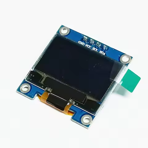 1 Inch White OLED SSD1306 Display LCD Module 128*64 Serial Screen White Color I2C IIC/SPI Interface 