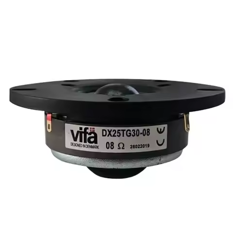 Original Vifa DX25TG09-04/DX25TG30-08/DX25SC11-04 4'' Home Audio DIY Black Membrane Dome Tweeter Spe