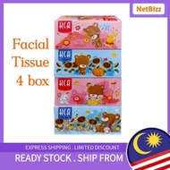 KCA FACIAL TISSUE Box (4 x 170Sheets) 2Ply