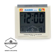 Casio White Alarm Clock DQ750F-7D DQ-750F-7D