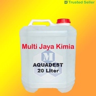 Aquadest / Aquades / Air Suling / Distilled Water 20Liter Serbaguna!!!