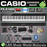 Casio PX-S1000 88 Keys Digital Piano Black Keyboard Portable Package Electric Keys (PXS1000 / PX1000)