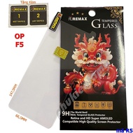 (R5)Remax Transparent Oppo F5 Tempered Glass Screen Protector