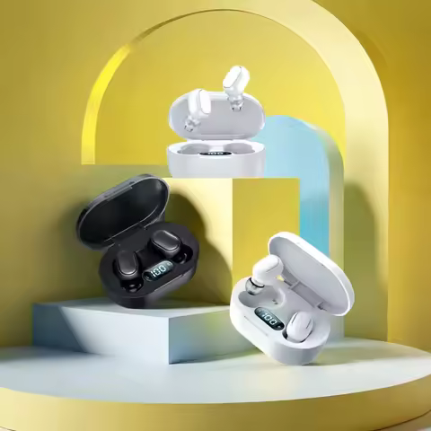 Original E7S Wireless Bluetooth Headset with Mic LED Display Earbuds for TWS Earphone Bluetooth Head