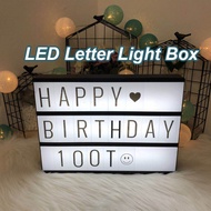 A5 A6 Alphabet Light Led Lightbox Message Box DIY Light Box Letters LED Wedding Message Board Children Day Birthday Gift