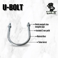 1/ 2" x 4 Inch Pipe Clamp U-Bolt/ Clamp