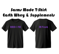 Sarms เสื้อยืดในการออกกำลัง เสื้อเสริมกล้ามเนื้อ ฟิตแอนด์ลีน